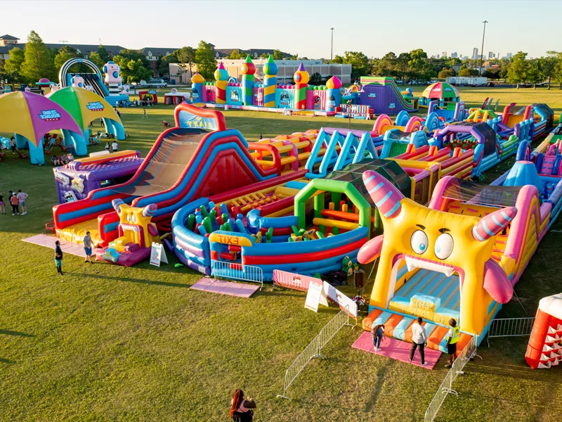 Који су материјали од церада за замкове на надувавање?